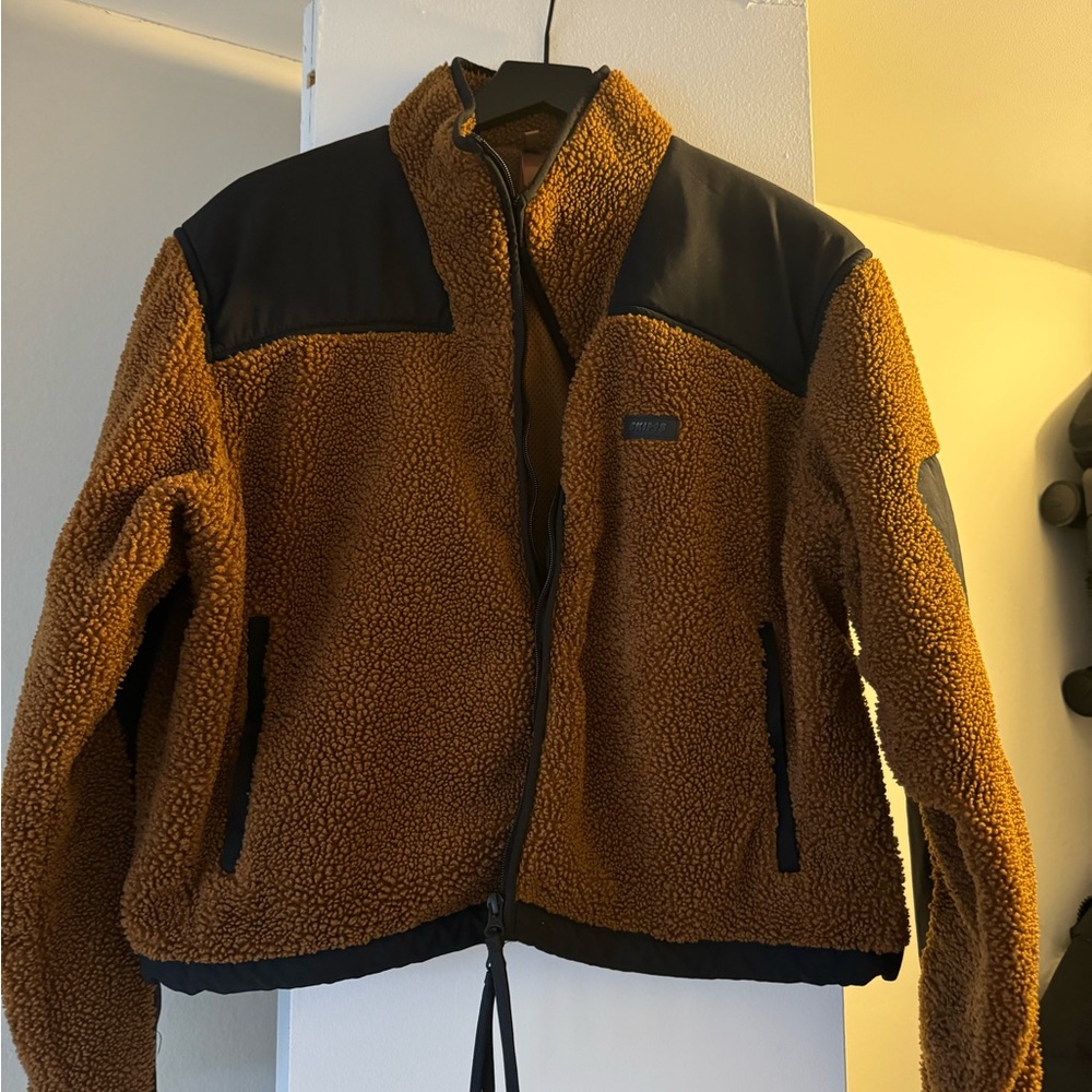 Skims Sherpa Jacket with Black Accents